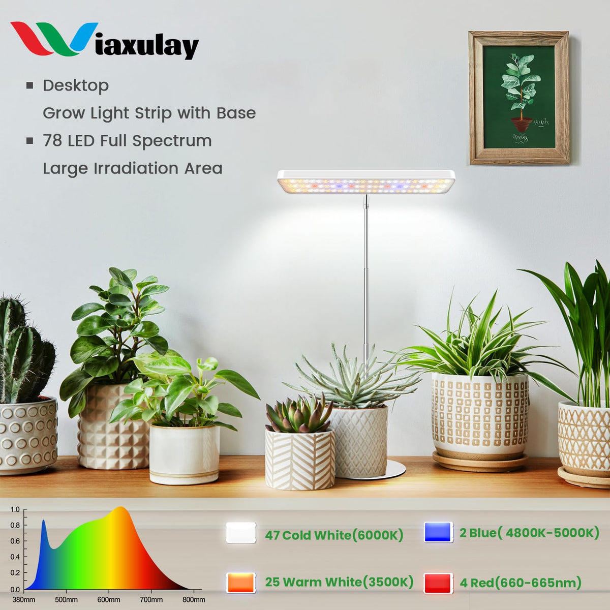 Wiaxulay grow light waterproof protective cover enhances durability.