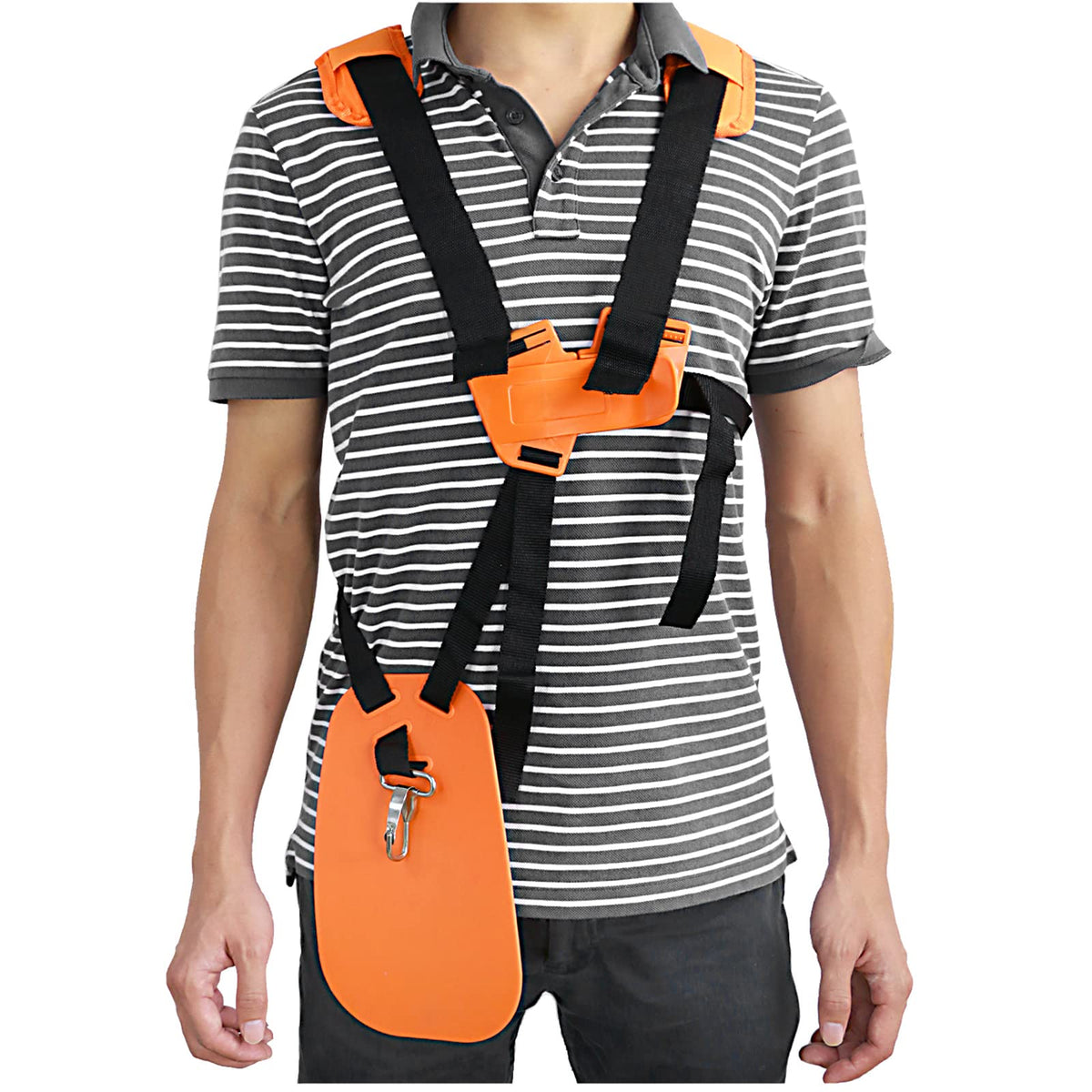 WIBOND WeiBonD orange double-shoulder harness helps balanced trimming.