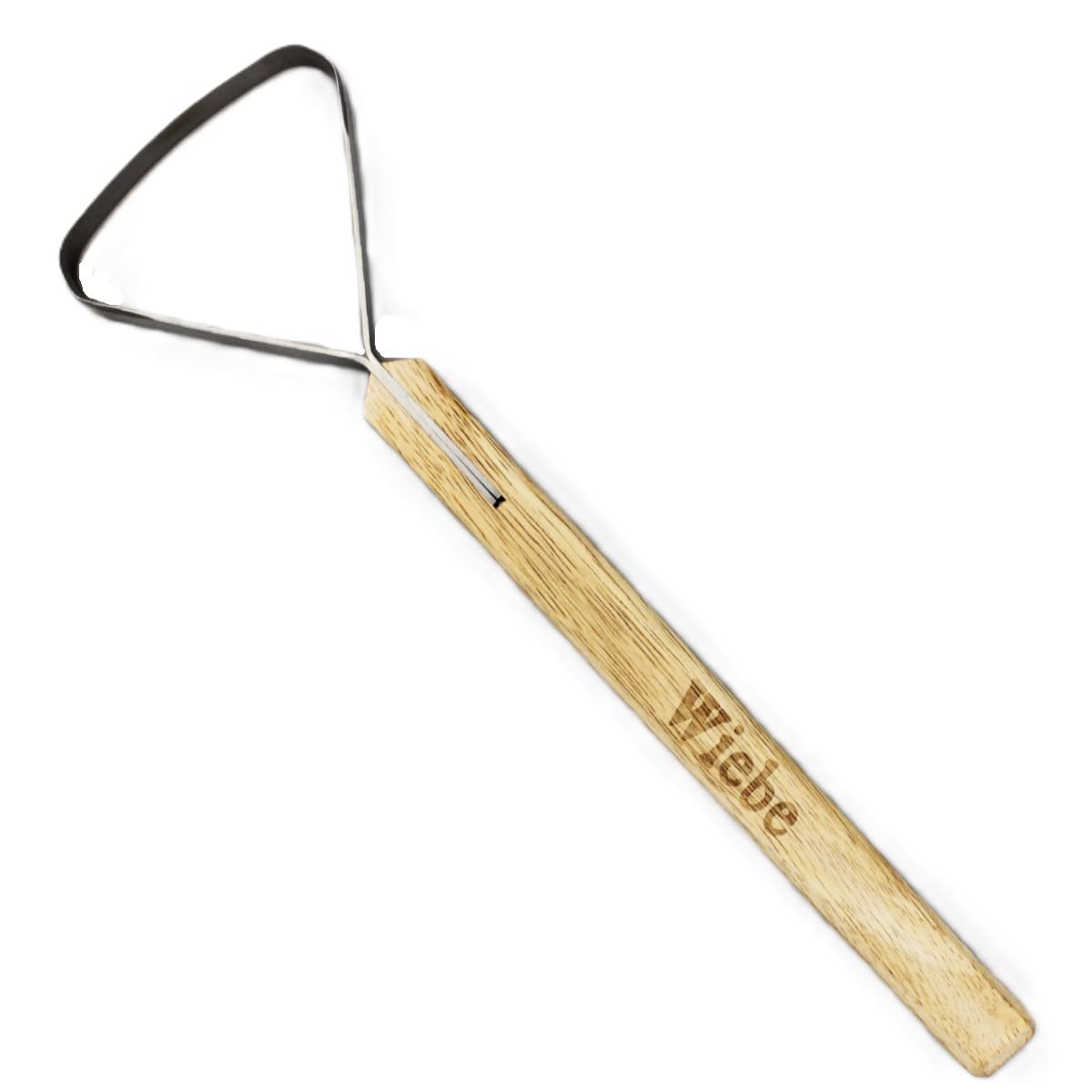 Wiebe Pelt Scraper highlights opposing-edge detail for stubborn membranes