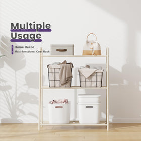 Wieghda adjustable feet stabilize on uneven floors for steady display.