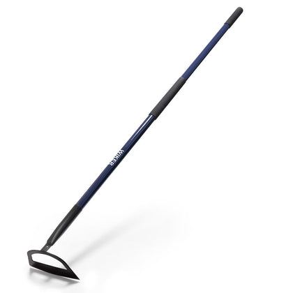 WIKER 57-inch hoe with pre-sharpened blade for quick weed removal.