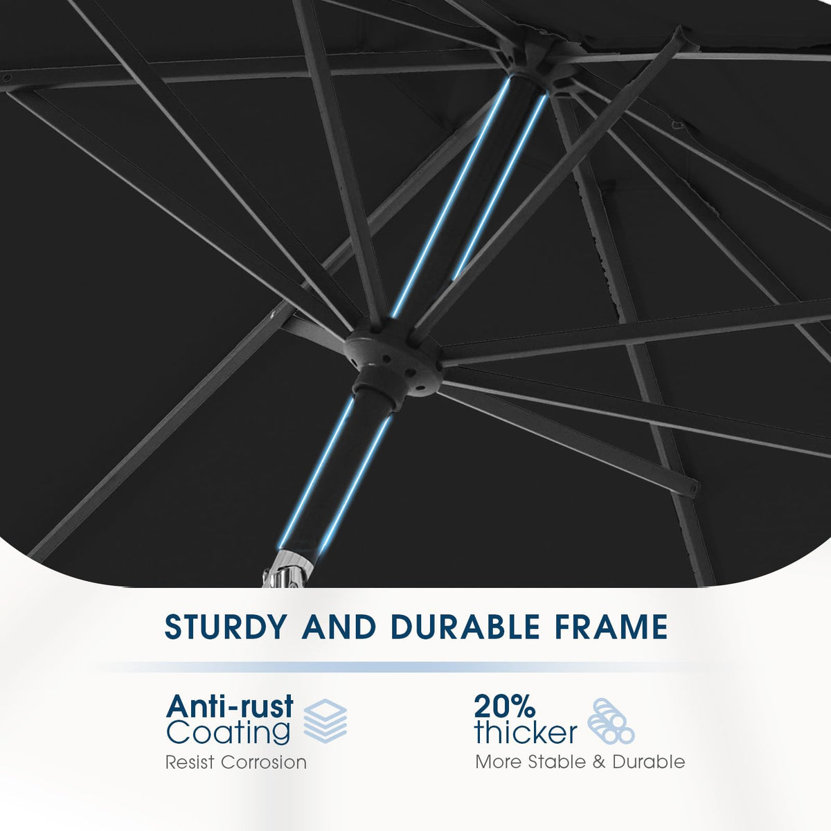Wikiwiki canopy uses waterproof fade-resistant polyester to protect from sun and rain.