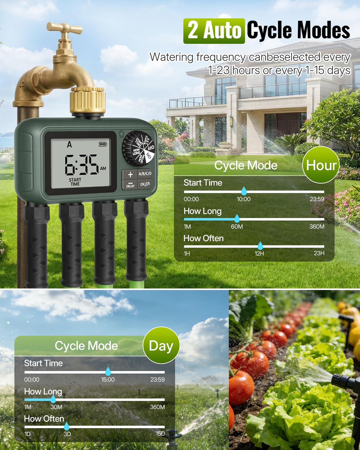 WILAWELS manual mode supports on-demand watering when needed.
