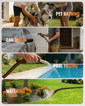 Wilawels hose perfect for pool area care and routine outdoor filling tasks.