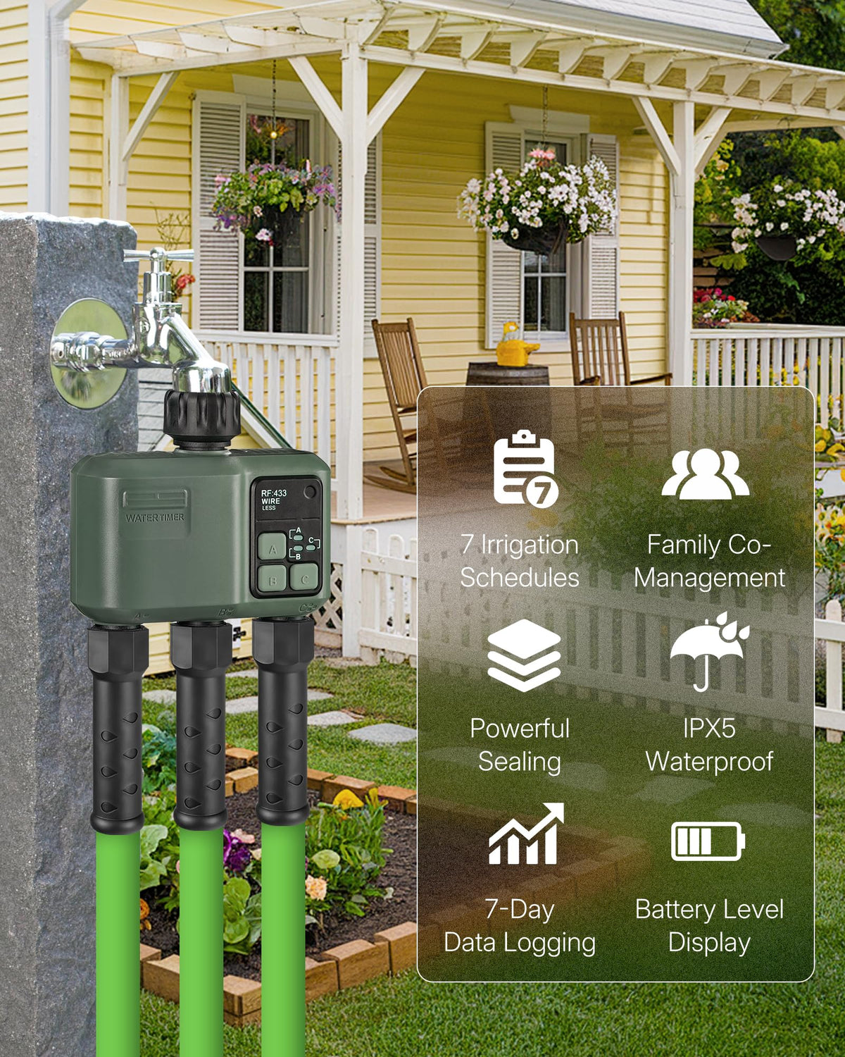 WILAWELS smart irrigation control app for easy scheduling via phone