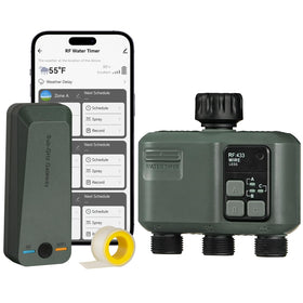 WILAWELS wifi water timer on hose for remote irrigation control and convenience