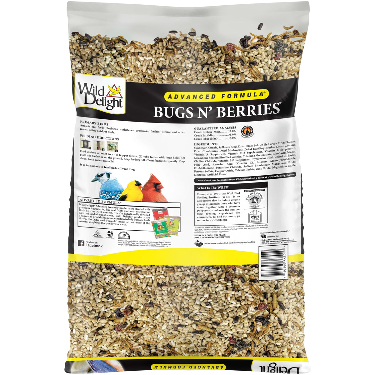 Dried black soldier fly larvae, a protein source featured in Wild Delight.