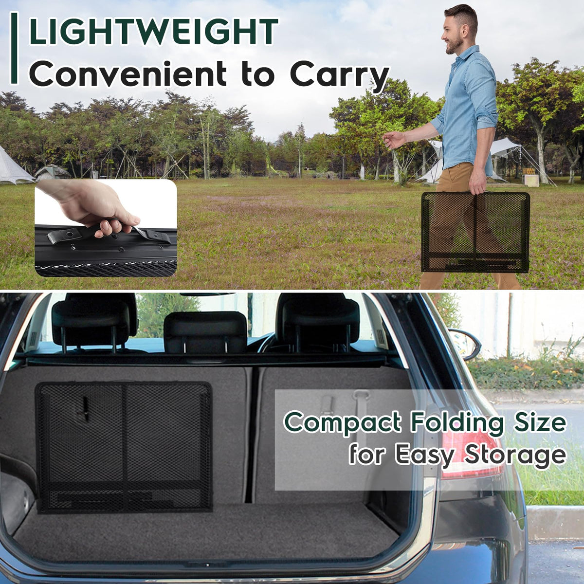 WildFinder lightweight 9.3 lb table is ideal for camping.