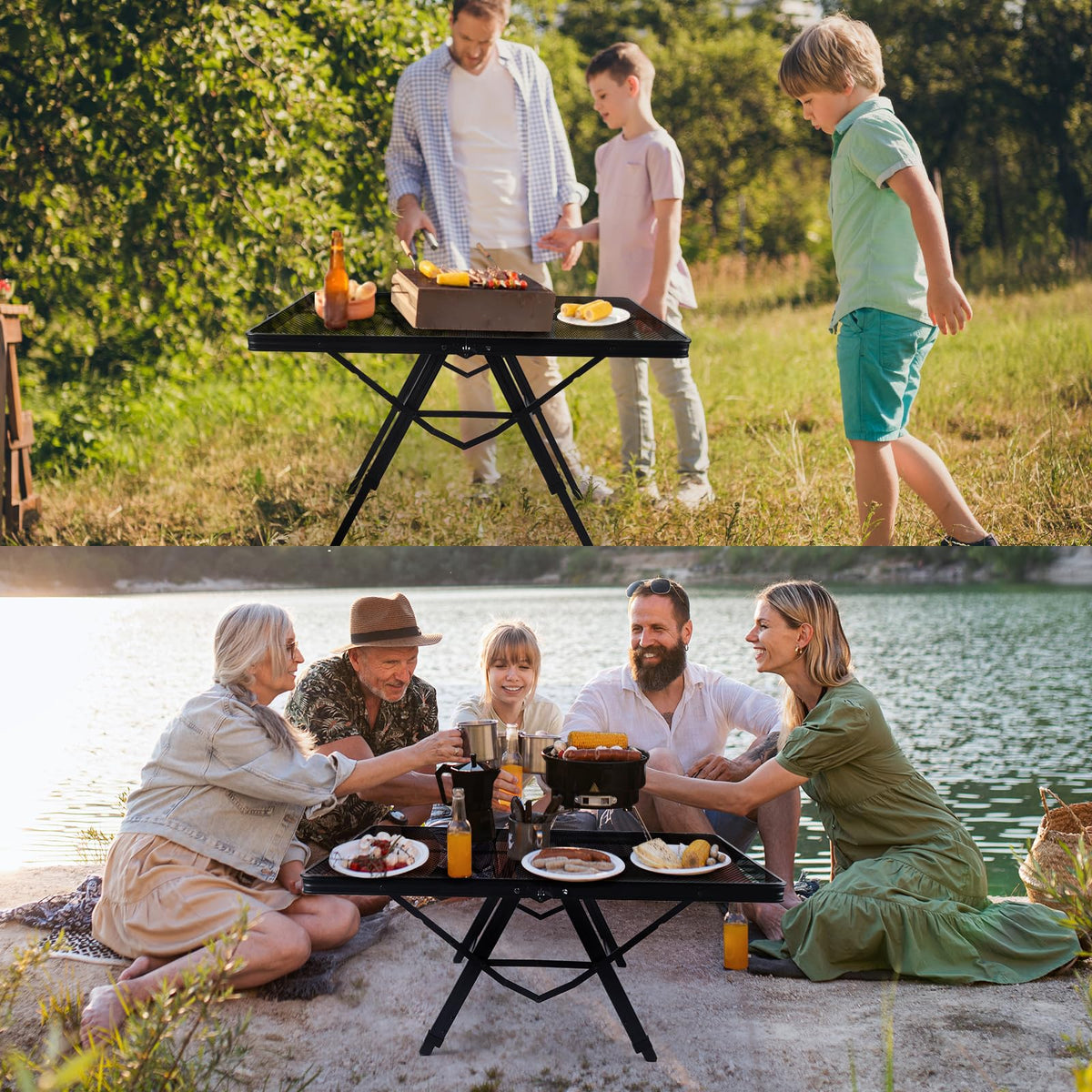 WildFinder cross-leg design provides a stable, sturdy work surface.