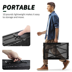 WildFinder detachable mesh layer keeps essentials organized during outings.