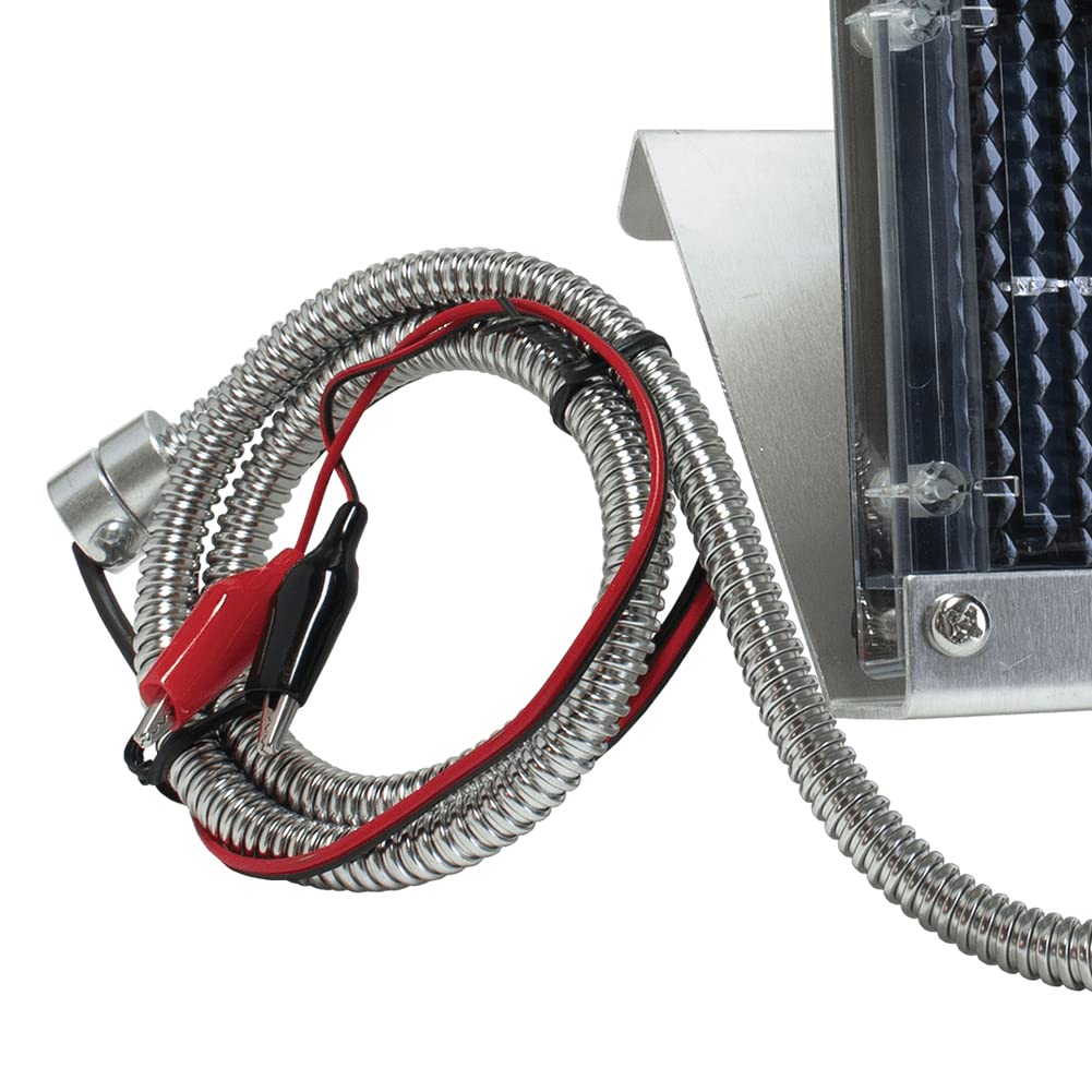 Edrenaline solar panel aluminum mounting bracket protects connections and improves durability.
