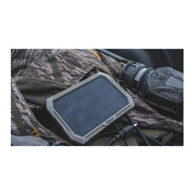 Wildgame Innovations Sol-Pak LED indicator shows remaining power at a glance.