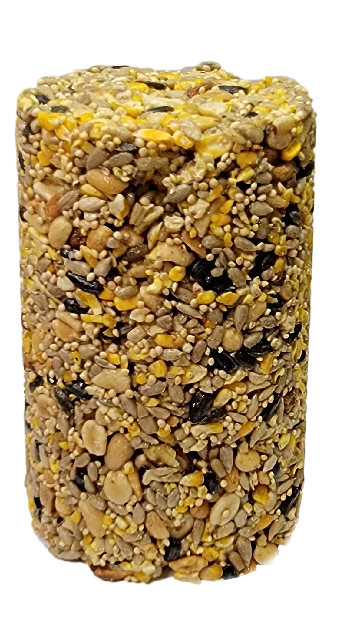 Wildlife Sciences Seed Tower close-up ingredients; peanuts and seeds shown