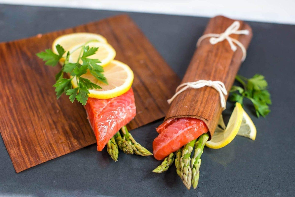 Wildwood Grilling western cedar wrap versatile for oven or grill cooking