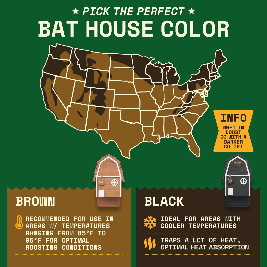 WildYard Bat Barn Junior mounted on shed, showcasing flexible outdoor setup.