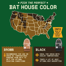 WildYard Bat Barn Junior mounted on shed, showcasing flexible outdoor setup.