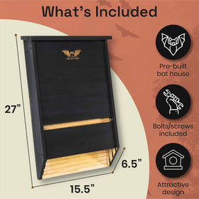 WildYard roosting-bats in 3-chamber model for colony comfort