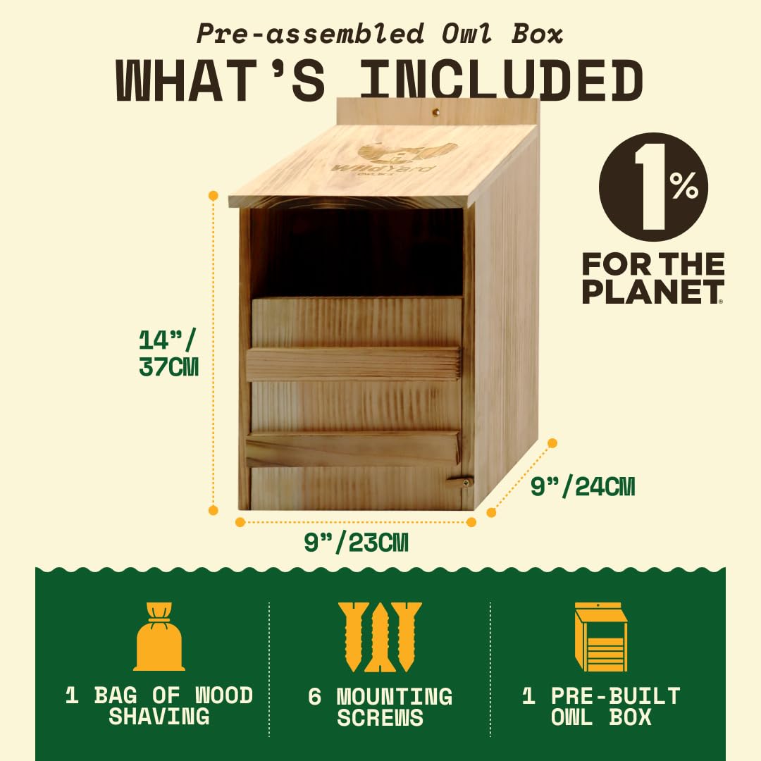 WildYard nesting box with front-access for simple cleaning and maintenance.
