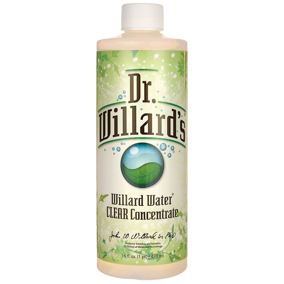 Willard Water Clear 16oz bottle for everyday use, supports versatile cleaning routines.