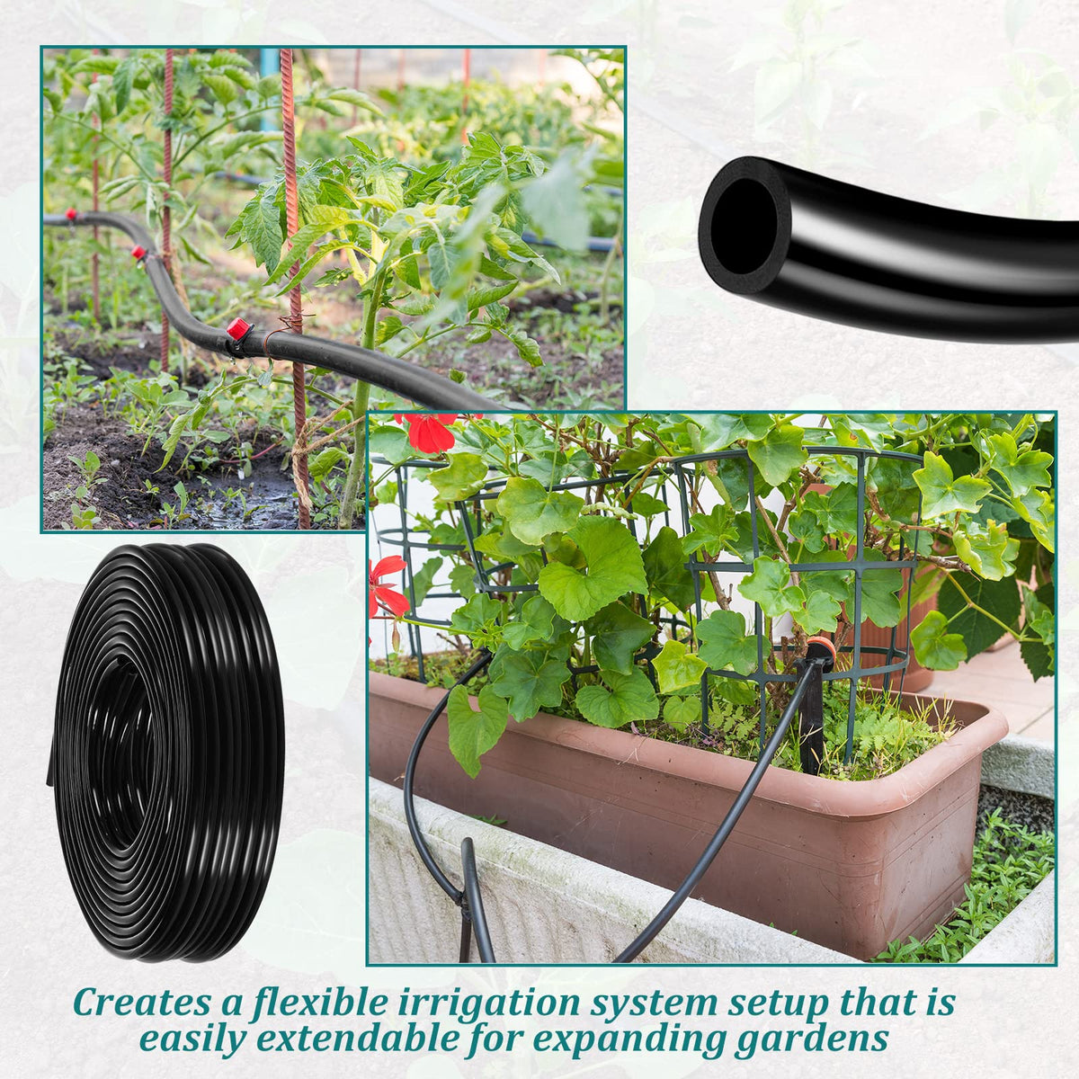 WillBond compatible tubing works with barbed fittings and emitters.