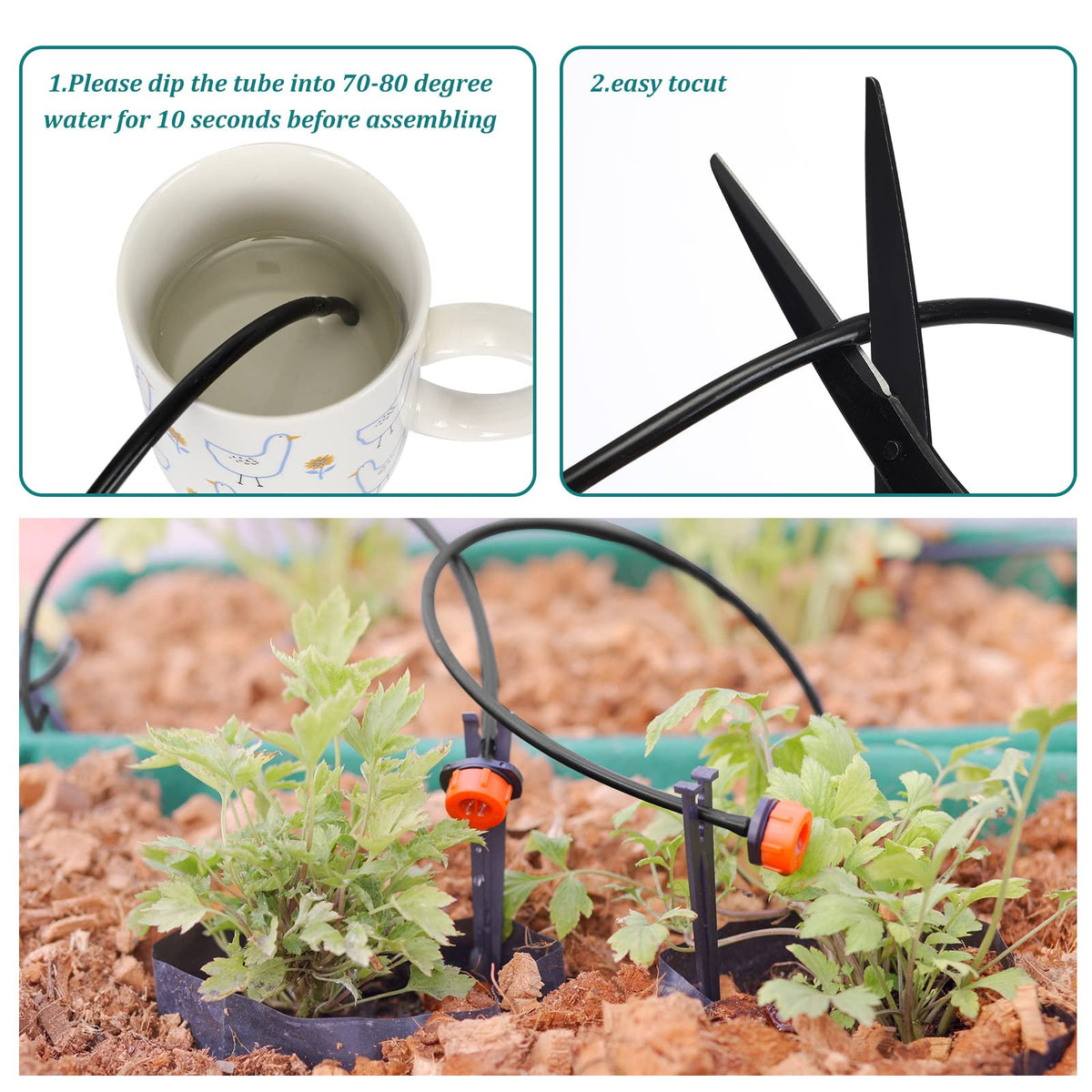 WillBond long irrigation tubing ideal for planter boxes.