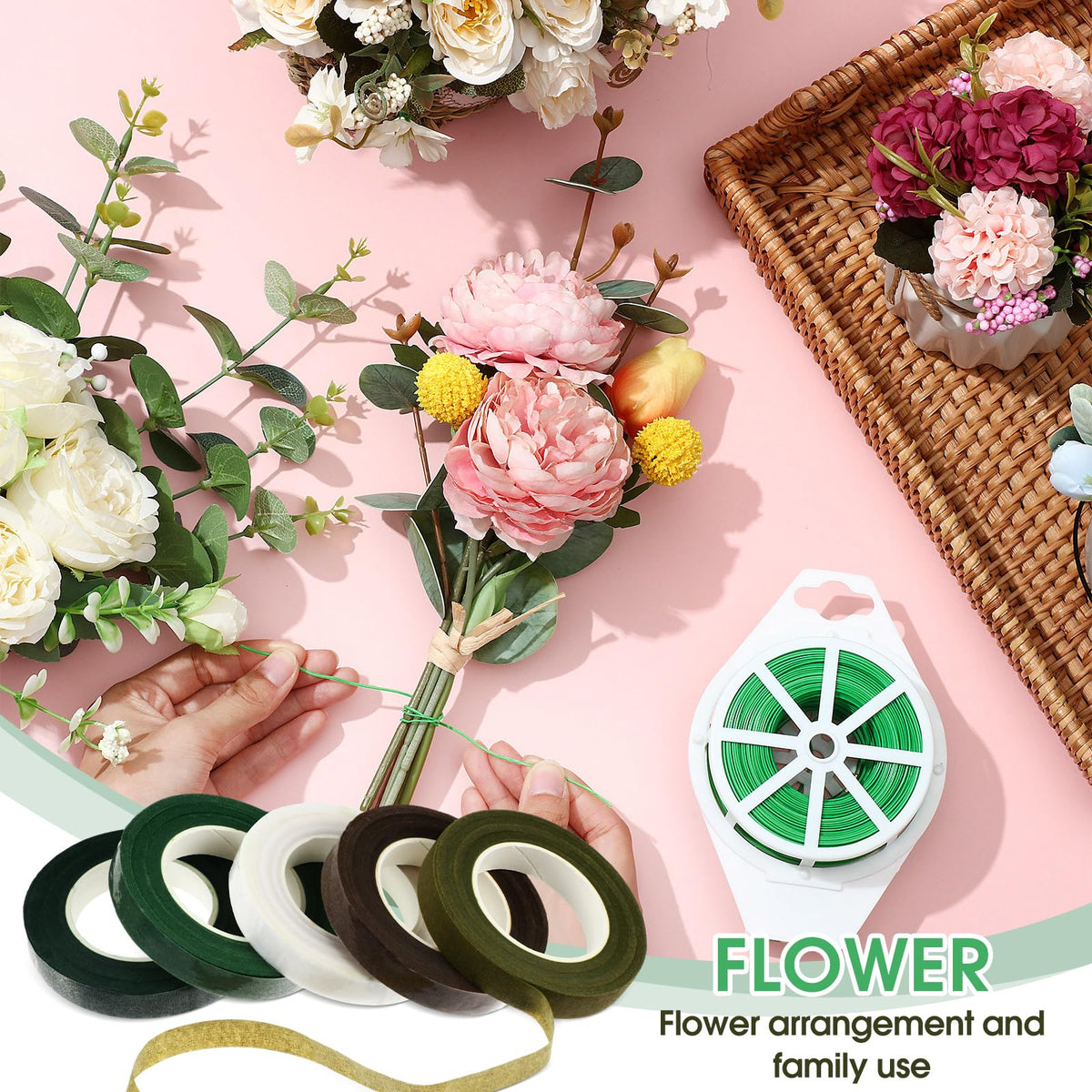 WILLBOND floral gloves protect hands during crafts and arrangements