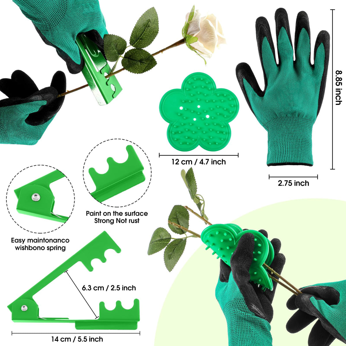 WILLBOND stem cutters for precise bloom cuts and clean edges.