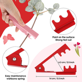 Willbond flower-shaped rubber stripper red aids quick thorn removal for crafts.
