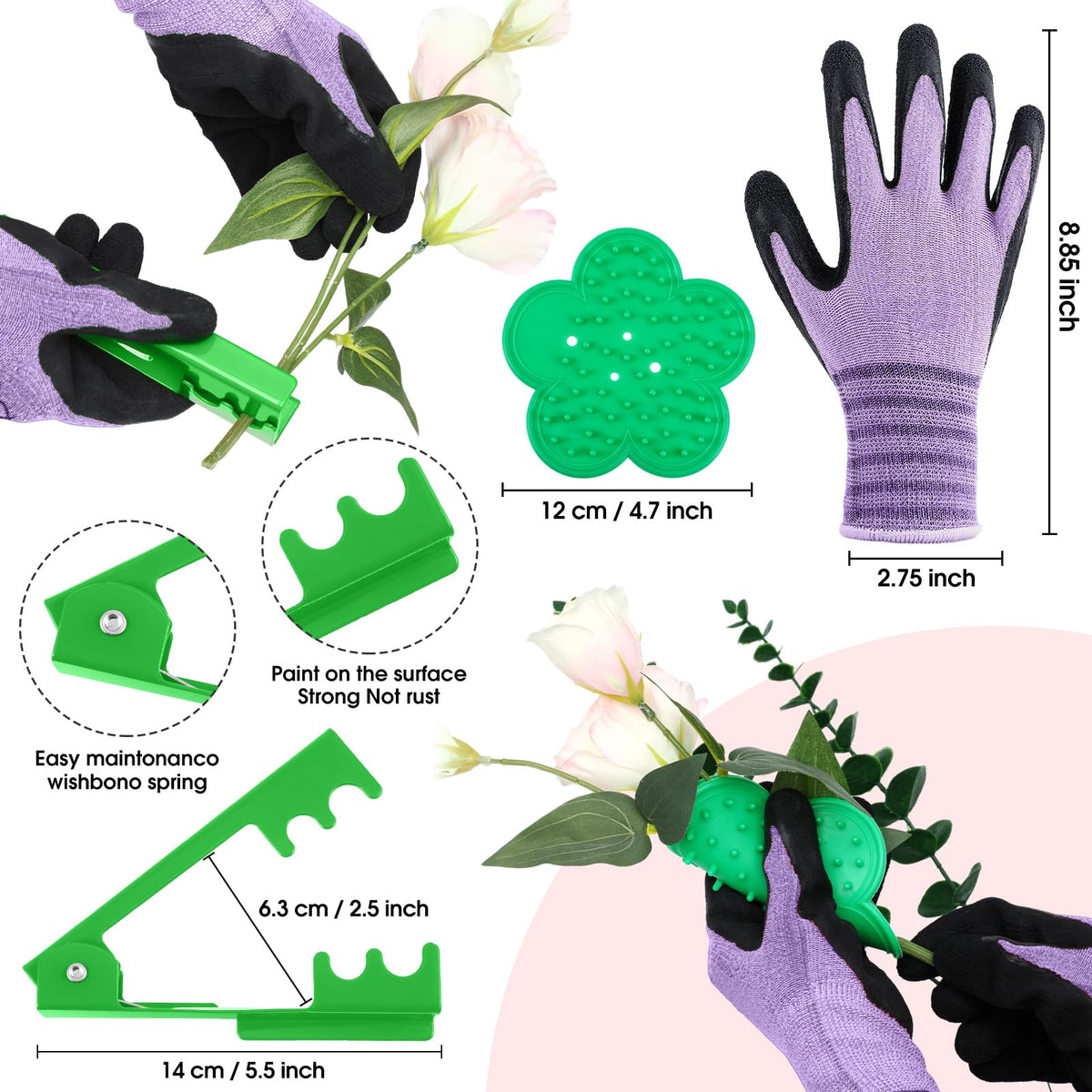 WILLBOND flower stem cutters for precise trimming and clean cuts