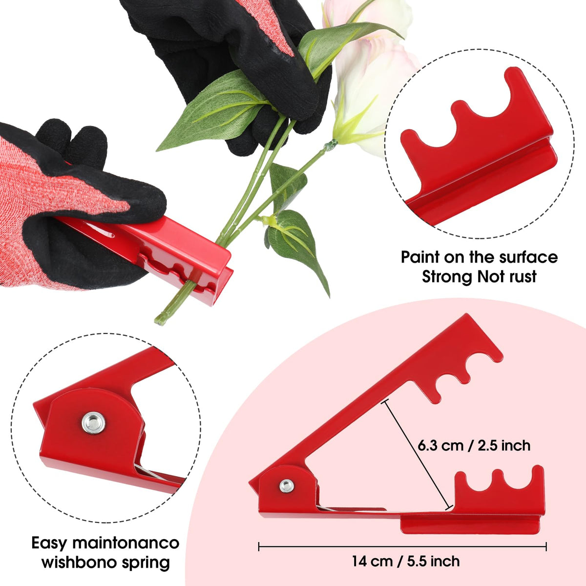 Willbond floral tape pink secures quick DIY bouquets with durable hold.
