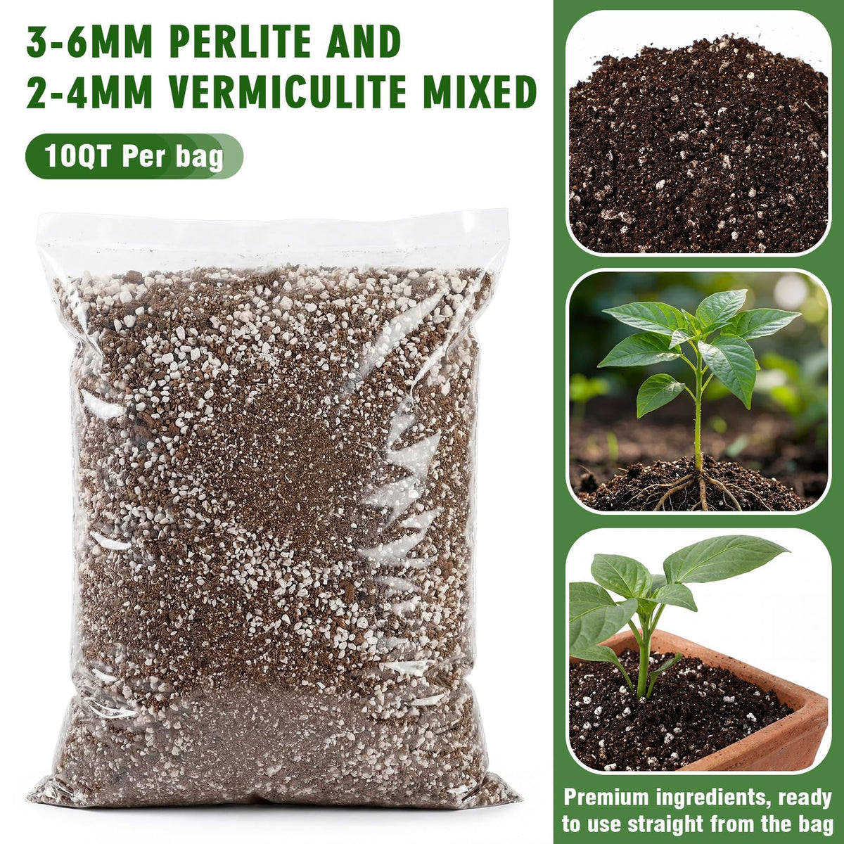 WILLBOND natural perlite for superior drainage and soil structure
