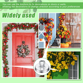 WILLBOND wall-mount anchors, stable support for climbing plants on exterior surfaces.