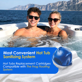 Willgoon easy-installation cartridge shown for quick hot tub setup