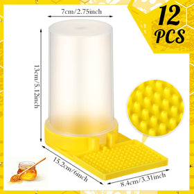 Willinglong bee water feeder with yellow pad for simple refill planning.