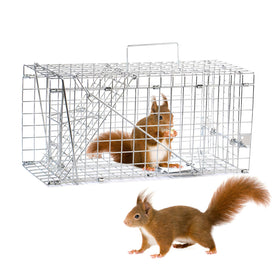 WillMesh 17-inch humane squirrel trap captures without harm for release