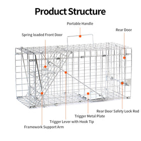Humane catch and release from WillMesh trap minimizes stress for animals