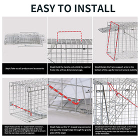Rust-resistant WillMesh trap ideal for yard wildlife control