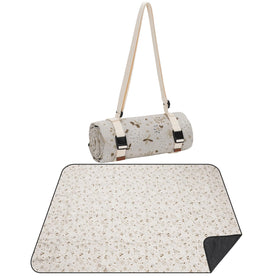 Willow Weave large picnic blanket sand-free top view for clean comfortable outdoor seating.