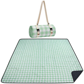 Willow Weave picnic blanket 80x80 waterproof for outdoor gatherings and easy cleanup