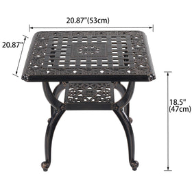 WILOUNGE easy-assembly outdoor coffee table ready in minutes