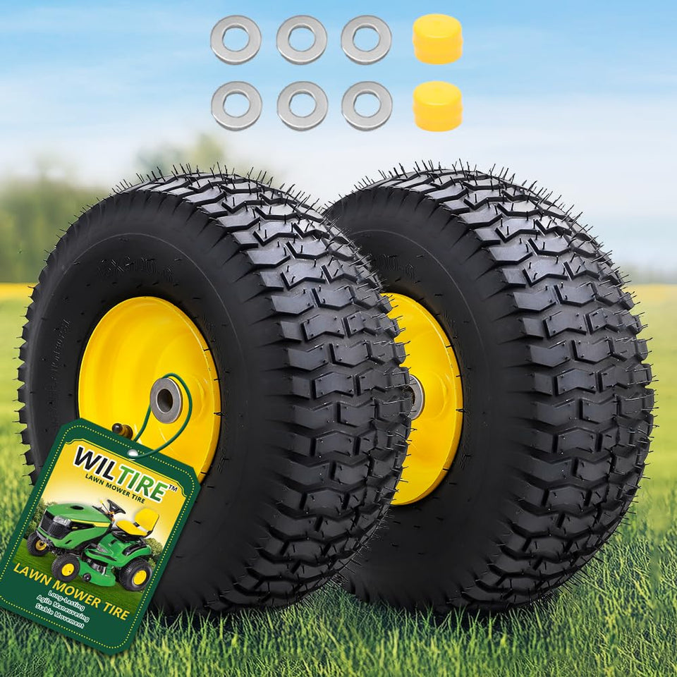 Wiltire front tire wheel assembly 15x6-00-6 2-pack ready to install