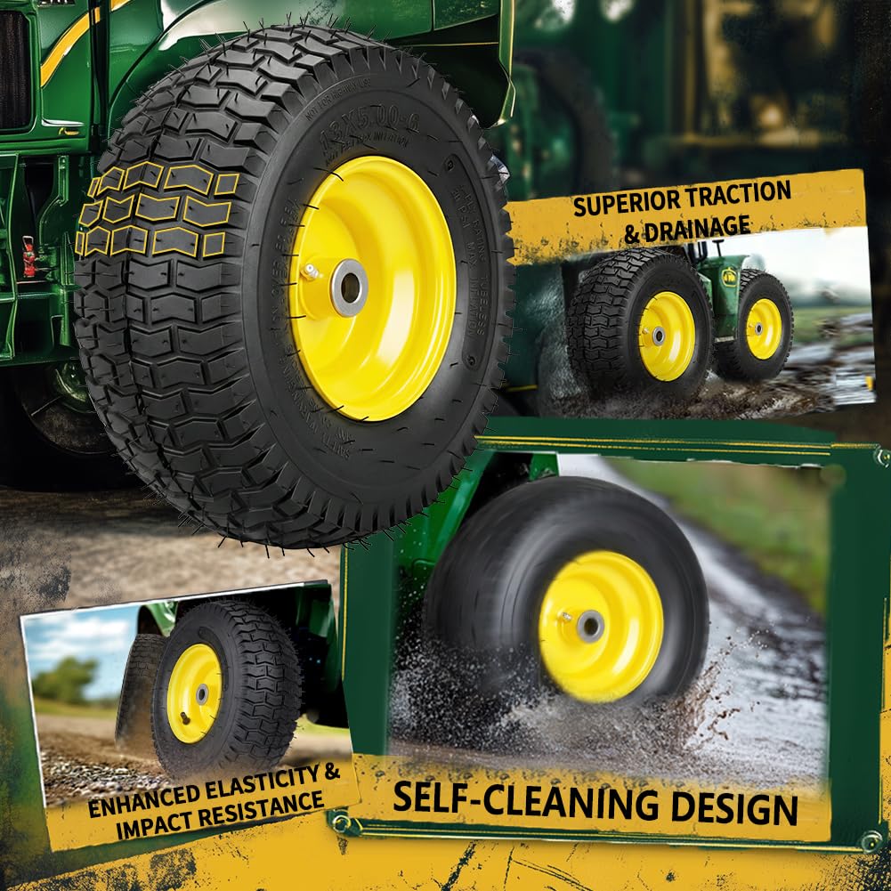 Wiltire grass-friendly tread showing turf-safe traction