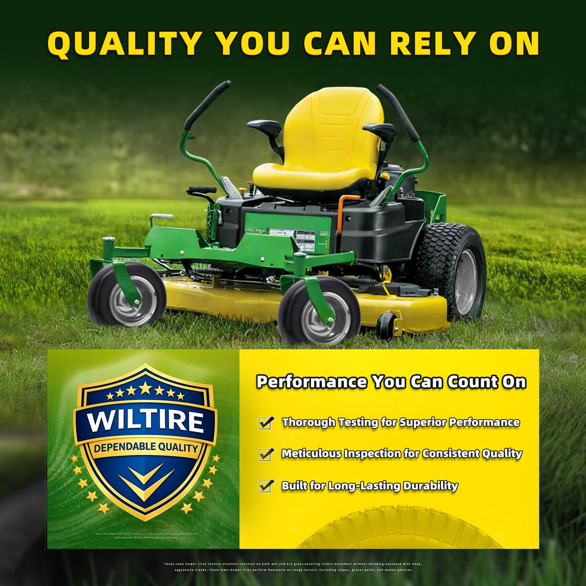  Wiltire packaging shows two ready-to-install tire assemblies.