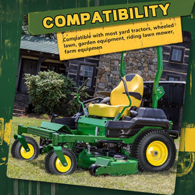 Preassembled Wiltire lawn mower tire ready for installation