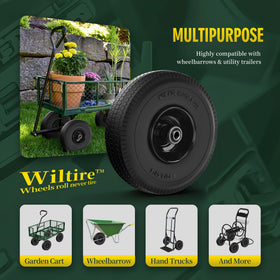 Wiltire puncture-resistant tire material reduces flats in daily use.