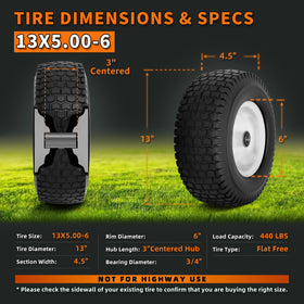 Reinforced hub with carbon steel bearings for smooth mower operation