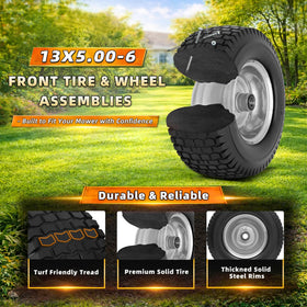Wiltire reinforced hub and bearings for smoother operation and long wear
