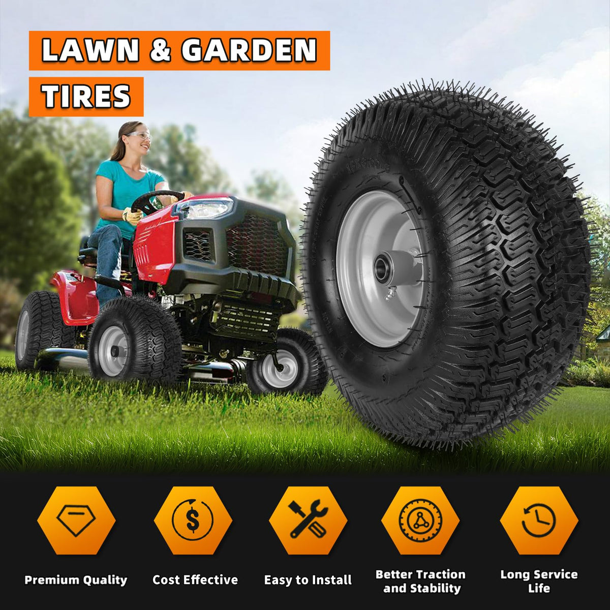 Wiltire sidewall and tread close-up highlighting rugged design