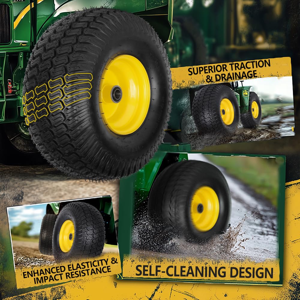 Wiltire tire compatibility with John Deere and other brands for versatile mower fit