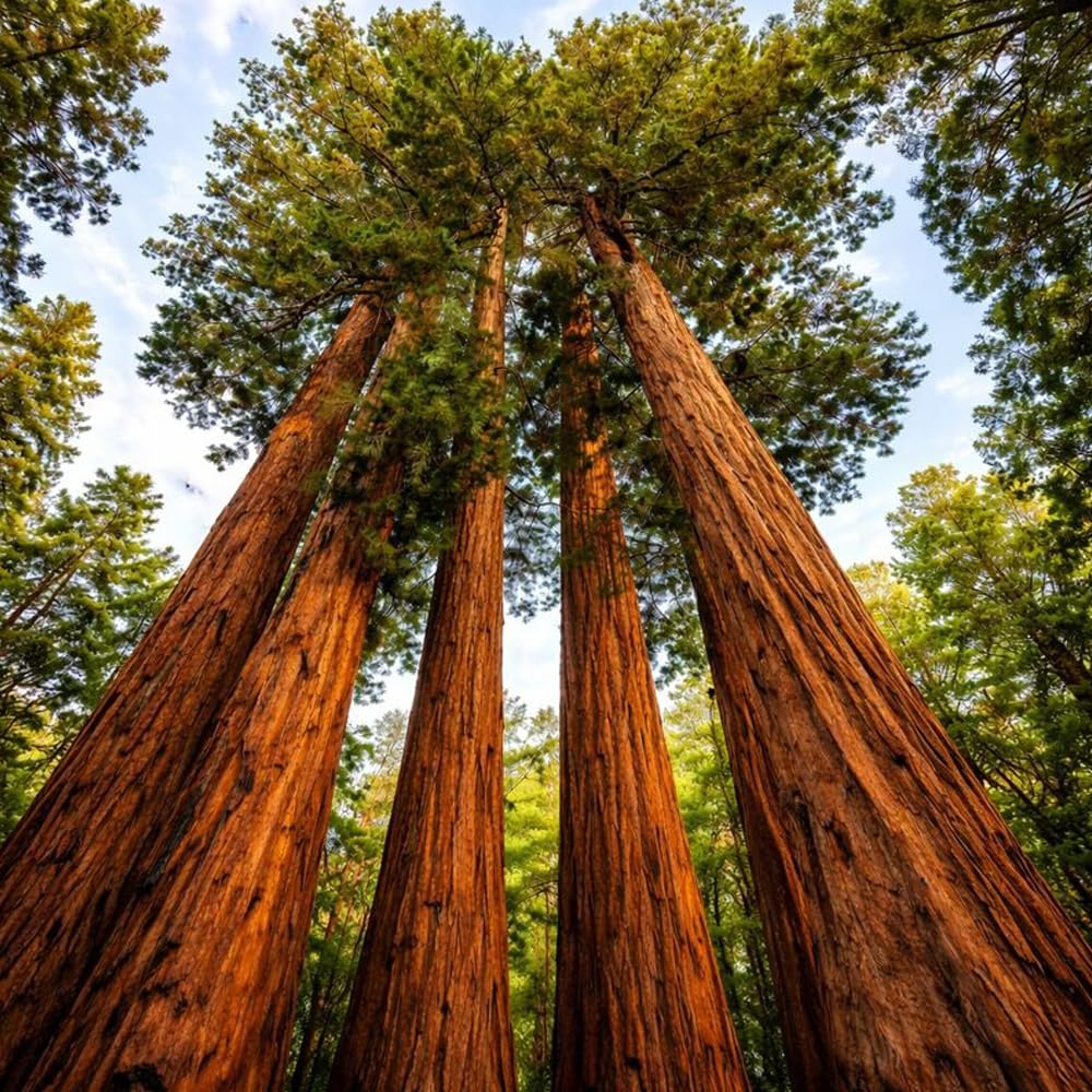 Wily Fox backyard sequoia tree feature adds shade